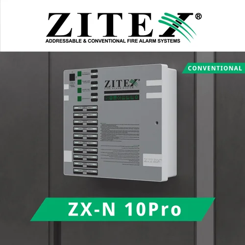 نصب پنل اعلام حریق ۱۰ زون زیتکس ZX-N 10 PRO